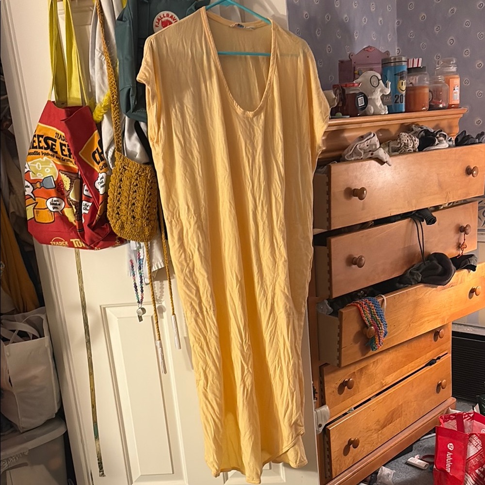 Free people midi/maxi cover up dress